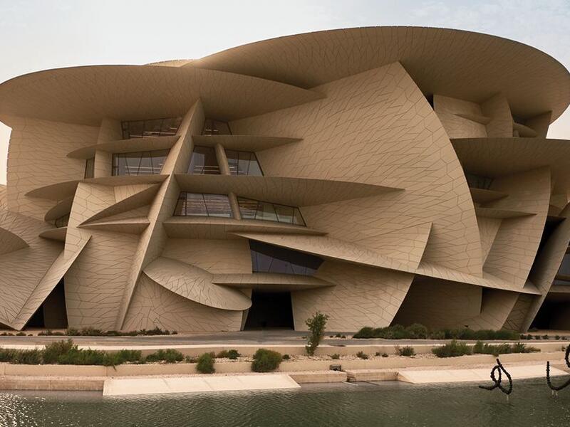 Amazing Architecture The National Museum of Qatar has been inspired by rare desert roses to create a stunning design (Twitter)
