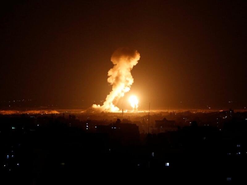 Israel's new air raids (Twitter)