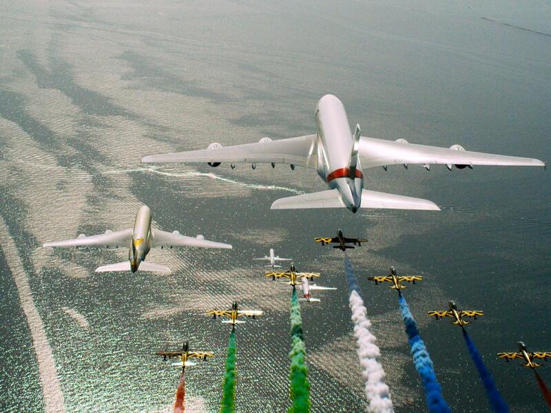 Ground-breaking aerial display that shows how unity can achieve outstanding results (Twitter)