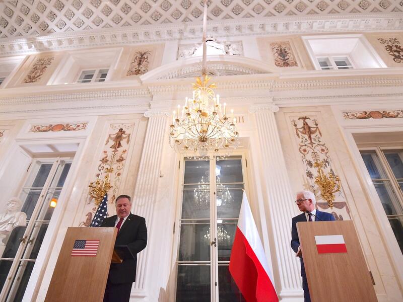During the press conference Secretary of State Pompeo emphasized the importance of good PLO-US relations and thanked Poland for co-hosting the Warsaw Summit to promote a future of peace and security in the Middle East (Twitter)