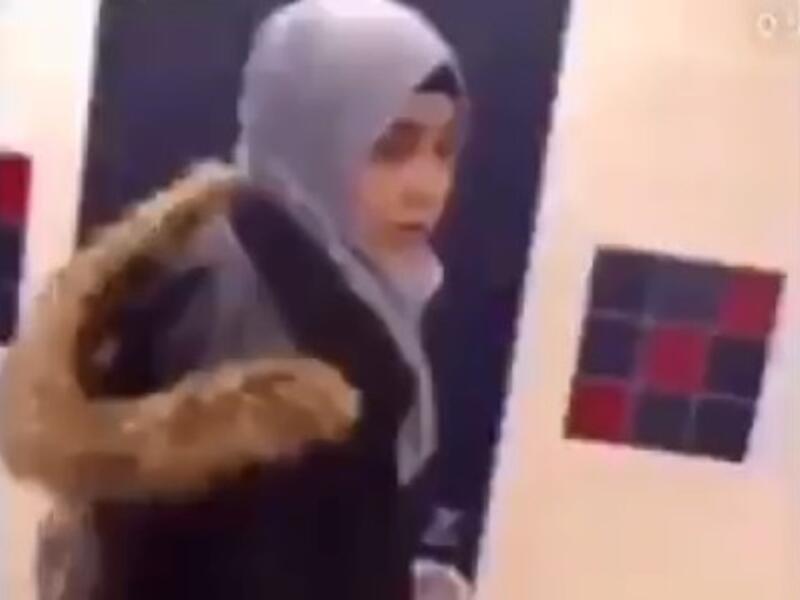 A Syrian girl Şeyma was hospitalized in the toilet of a high school in the United States (Twitter)