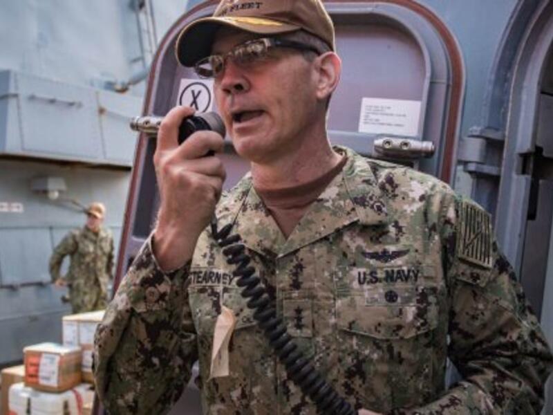 Vice Admiral, Commander of US Naval Forces Central Command, Scott Stearney (Twitter)