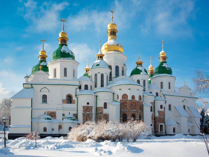 The famous St. Sophia Cathedral in Kiev (Shutterstock)