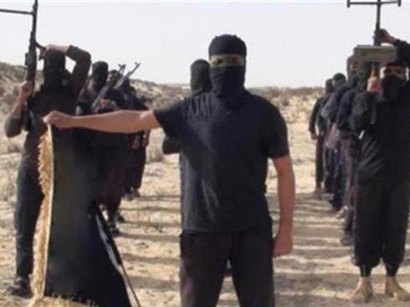A file photo of Sinai Province militants in northern Egypt. (AFP/File)