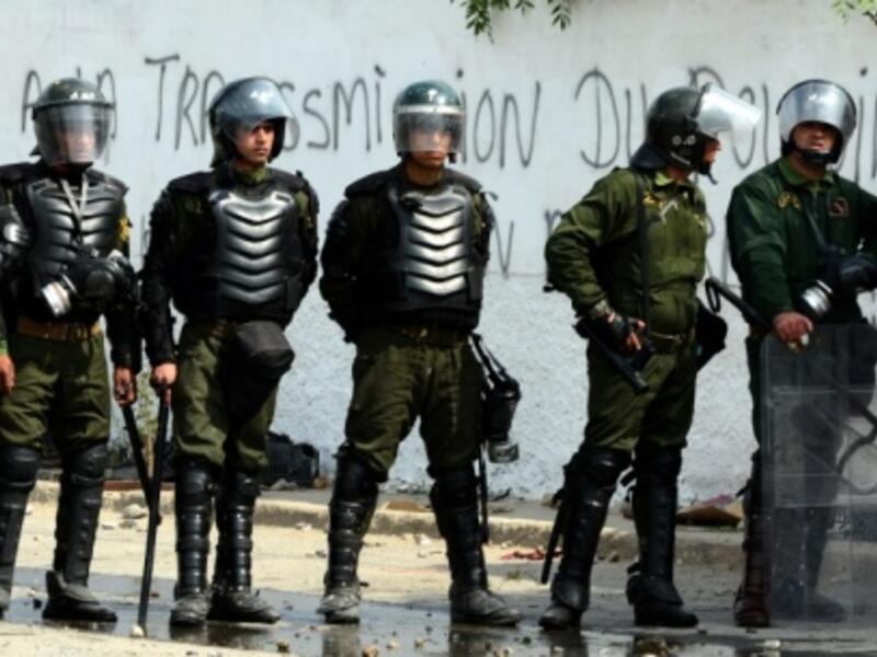Algerian security forces in 2014. (AFP/File)