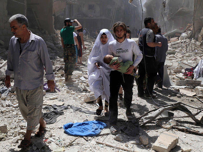 Millions are trapped in Syria's strategic northwestern city of Aleppo as fighting intensified. (AFP/File) 