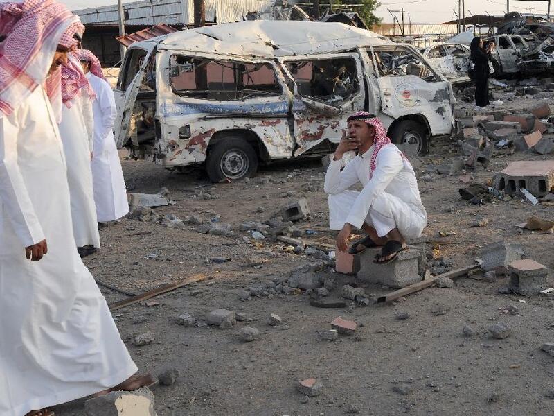 Cross-border attacks into Saudi Arabia have intensified since the suspension in early August of UN-brokered peace talks. (AFP/Fayez Nureldine)