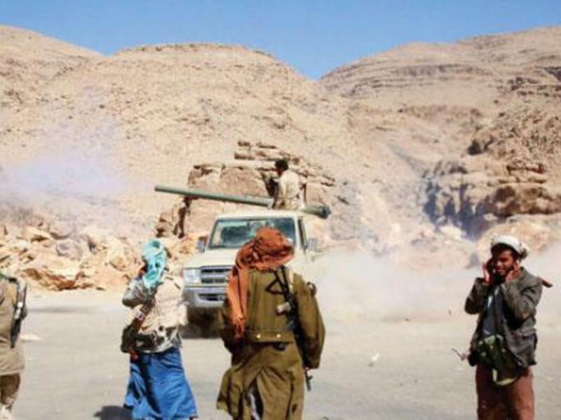 Clan members in the resistance supporting pro-Legitimacy forces in Yemen. (AFP/File) 