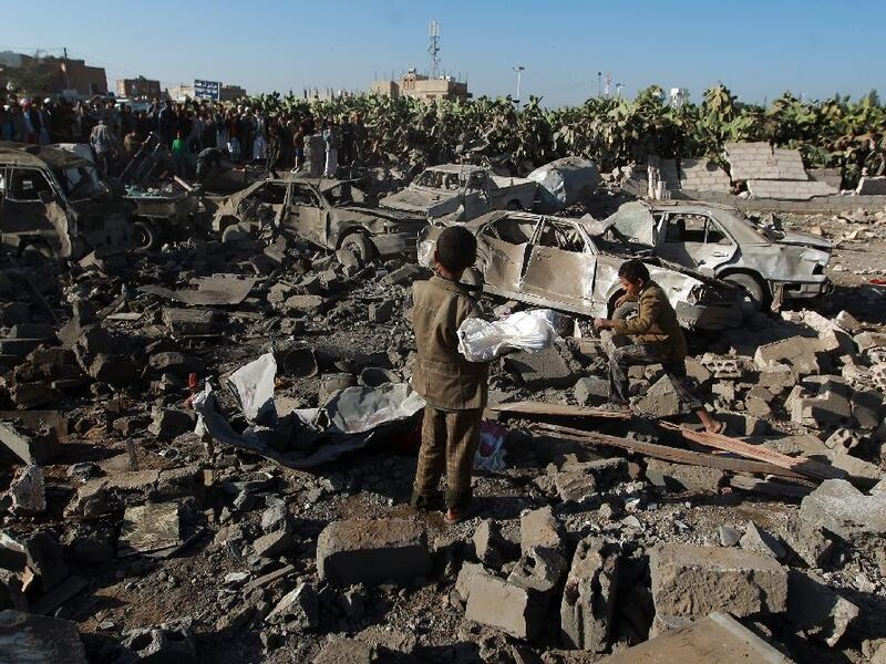 Saudi airstrikes in Yemen come in violation of the truce agreement that came into effect in April. (AFP/File)  