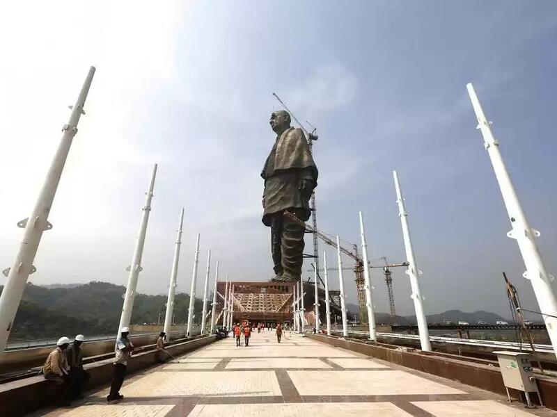 Statue Of Unity in India. (Twitter)