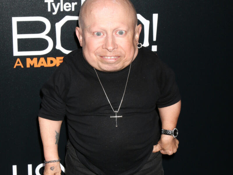 Troyer, who played Mini-Me to Myers' Dr. Evil in two blockbuster comedies, died Saturday at the age of 49 (Source: Kathy Hutchins - Shutterstock)