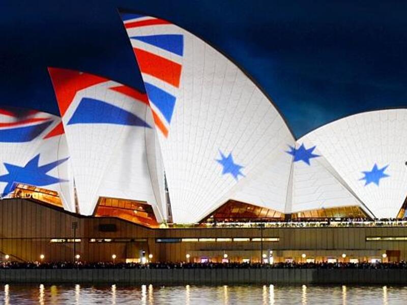The Sydney Opera House during the Royal Australian Navy International Fleet Review. (AFP/File)