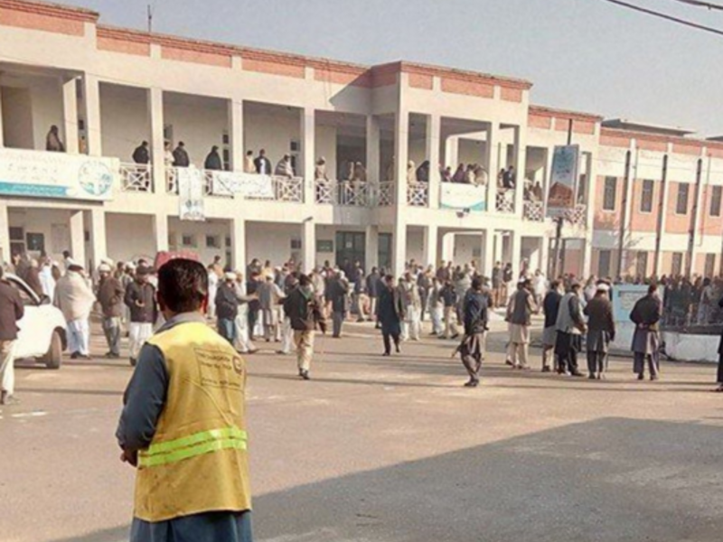 Twitter users are posting images from Bacha Khan University. (Twitter)