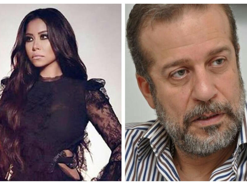 أزمة مع شريف منير: في 2014 اعتدت شيرين على جارها شريف منير ببعض الألفاظ في رسالة أرسلتها له عبر الهاتف، ثم إلقاء بعض الأشياء من شرفة منزلها على بيته كادت أحدها أن تصيب أحد أبنائه، ما دفع منير لتحرير محضر ضدها.