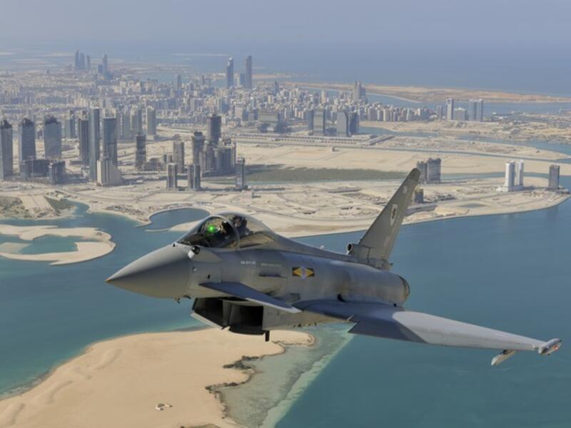 The Eurofighter Typhoon is popular with the Royal Air Force of Oman, Kuwait and Saudi Arabia. (Wikimedia Commons)