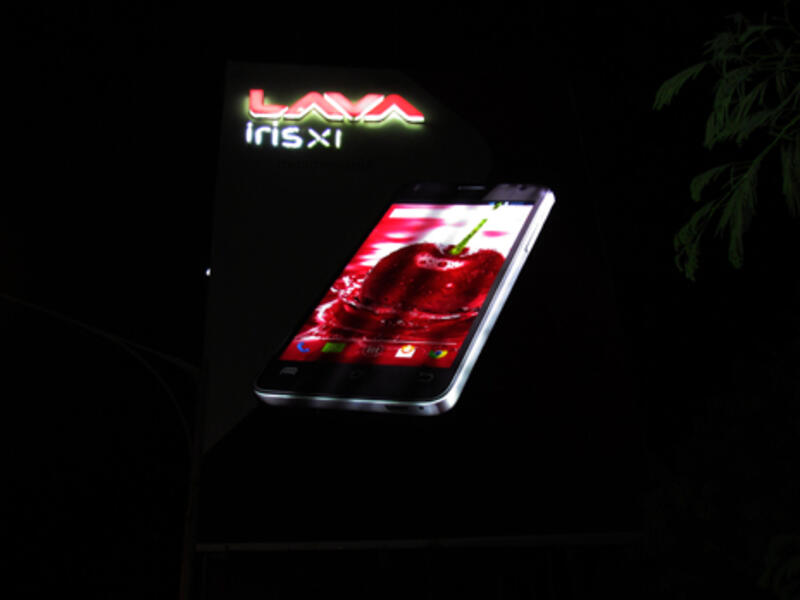 A Lava smartphone commercial. (File photo)