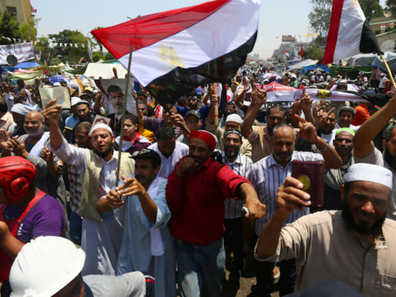 Mahmoud Mohamed was arrested on the anniversary of the 2011 uprising in Jan. 2014 and was held for over two years without a trial. (AFP/File) 