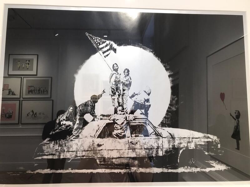 Silver Flag, Banksy (Twitter)