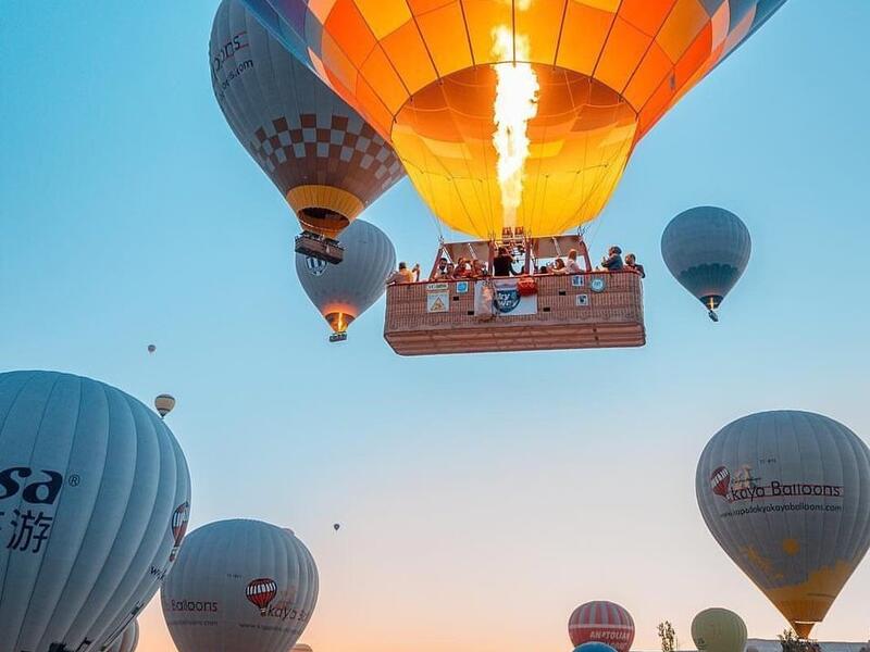 Cappadocia: Hot Air Balloon Flight at Sunrise (Twitter)
