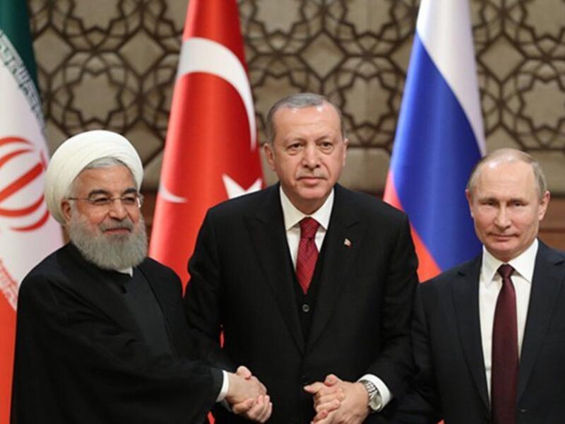 Russia, Turkey, Iran agree to continue joint efforts on facilitating work of Syria's constitutional committee (Twitter)