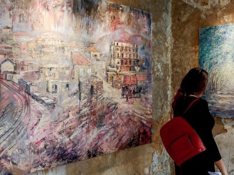 Increasingly impressive art exhibition in Lebanon's Sofar Grand Hotel (AFP)