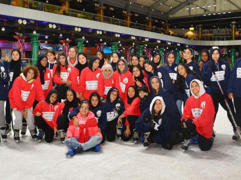 First Saudi female hockey team (Twitter)