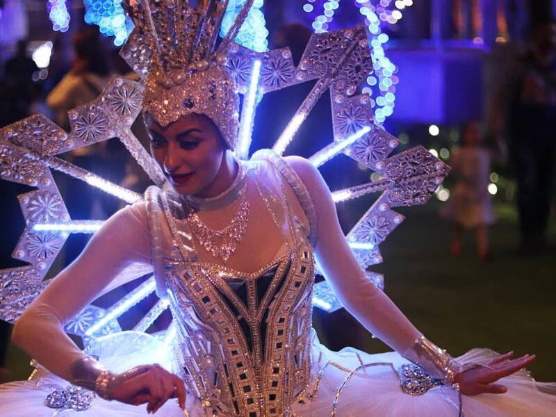 Santa's Island sparkles the brightest and brims with lively shopping and festivities at Bluewaters Dubai (Twitter)