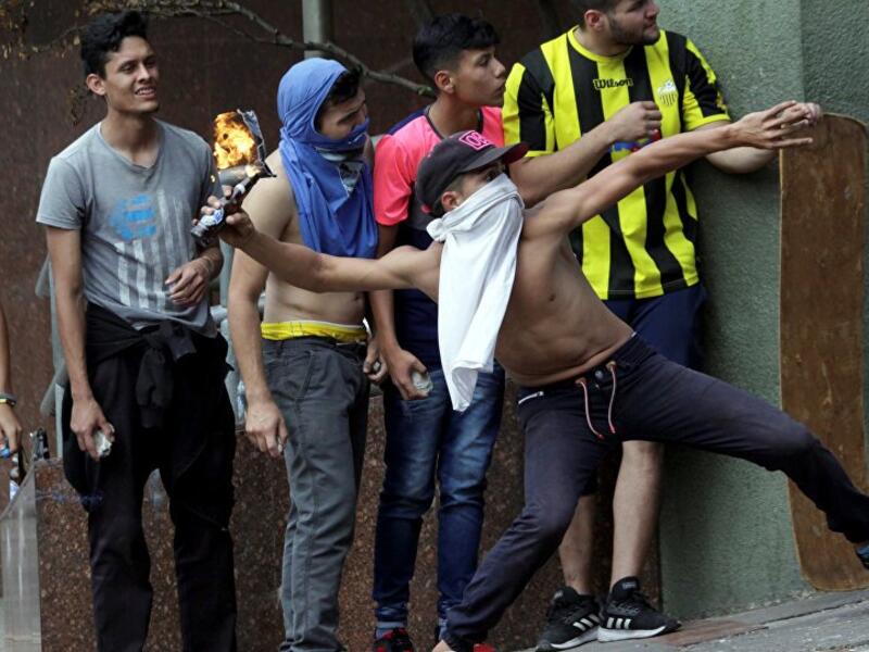 Protest in Venezuela (Twitter)