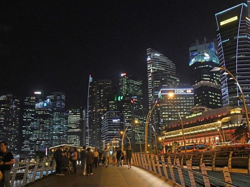 Singapore is the world's most expensive place to live for the fifth year in a row according to the Economist Intelligence Unit. (AFP/Roslan RAHMAN)