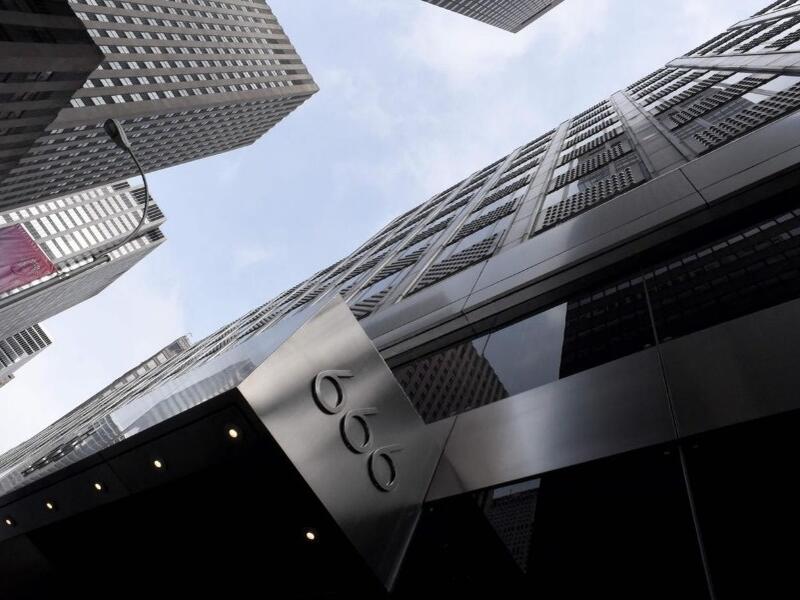 666 Fifth Avenue is a 41-story office building on Fifth Avenue between 52nd and 53rd Streets in Midtown Manhattan, New York City. In January 2007 Kushner Properties bought this building for $1.8 billion at the time the highest price ever paid for an individual building in Manhattan (Screenshot)
