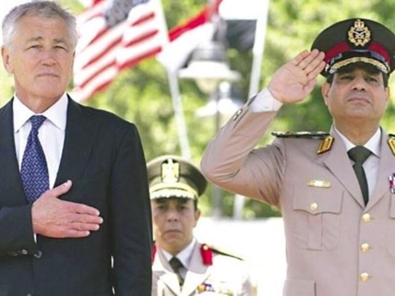 Hagel urges Egypt to show its efforts in peacekeeping during the constitutional transition. [theiranproject]