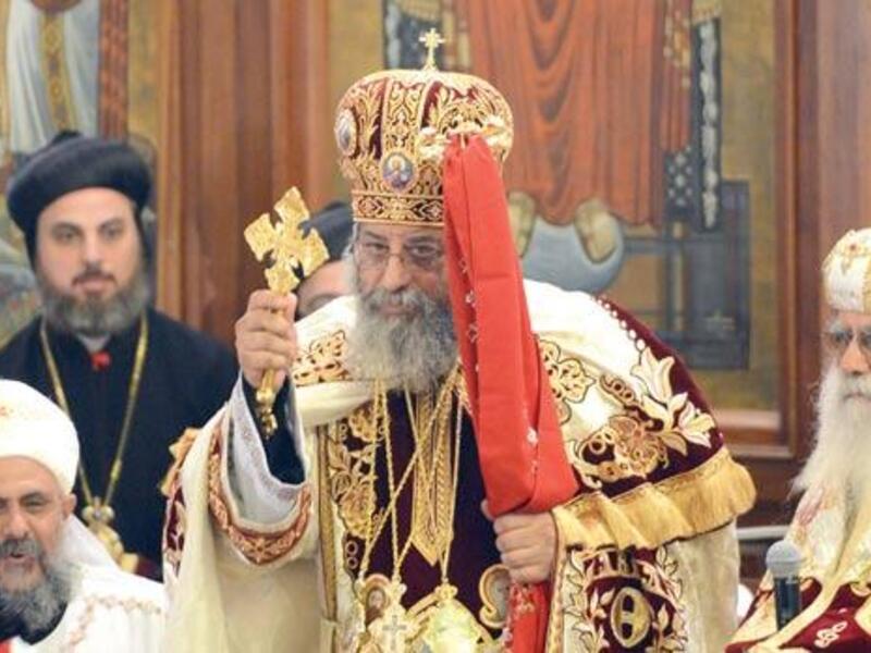 Pope Tawadros II, the leader of Egypt’s Coptic Christian minority. (AFP/ File Photo)