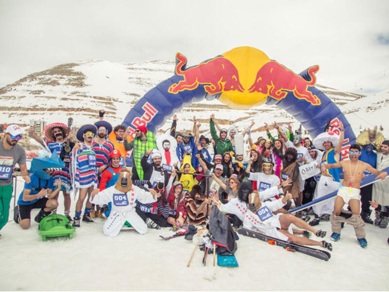 Red Bull held an extreme event in Al Ain