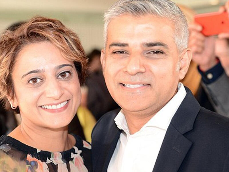 Sadiq Khan and wife