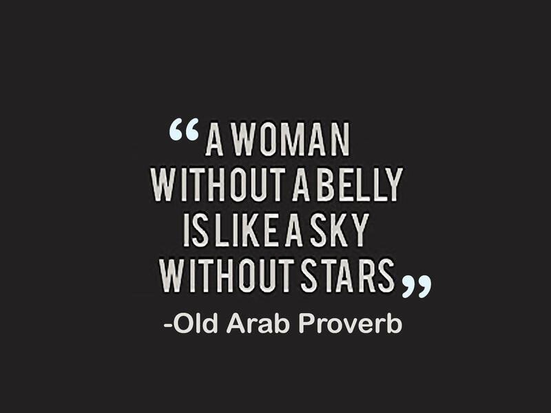 Woman belly quote 