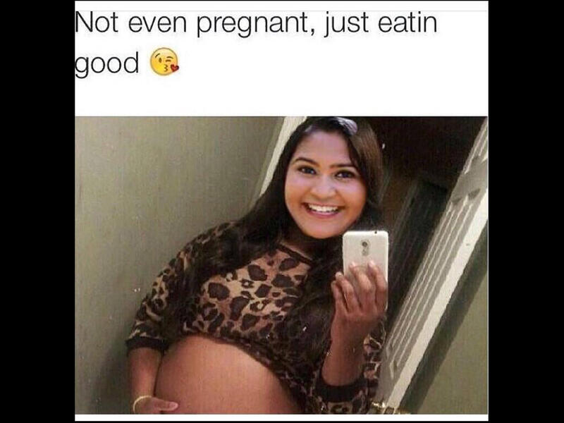 not pregnant fat 