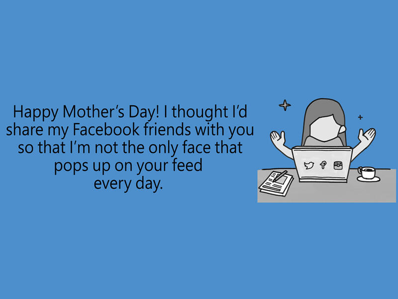 Arab Mother's Day parody cards