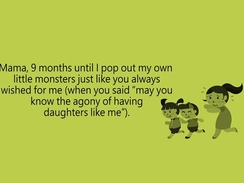 Arab Mother's Day parody cards