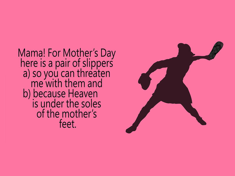 Arab Mother's Day parody cards