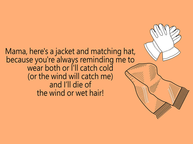Arab Mother's Day parody cards