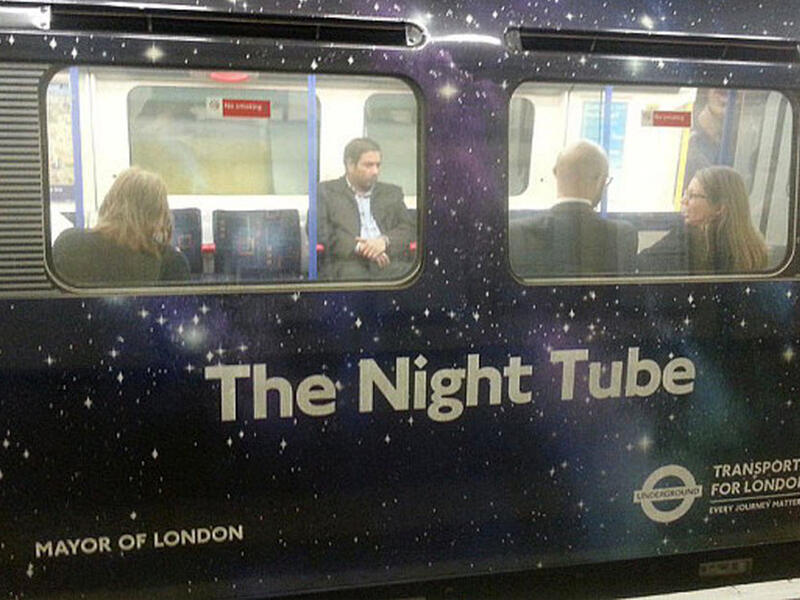 london tube late night service