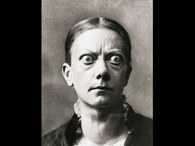 mother glaring angry looks 