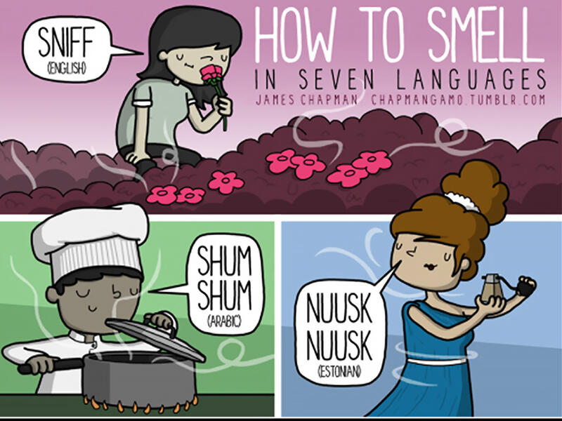 How to sniff in Arabic