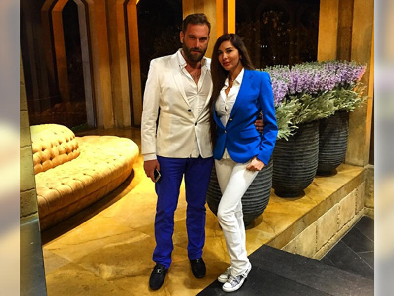 Lebanese actress and husband at Cannes (banotacool.com)