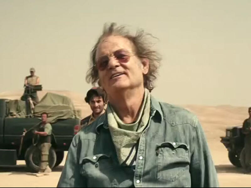 Bill Murray in a scene from Rock the Kasbah, which was filmed in Morocco.