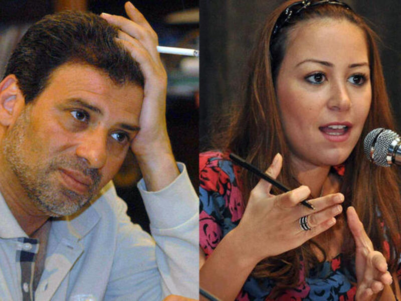 Khaled Youssef and Mina Shalabi are so not on the same page about civilians in court! 