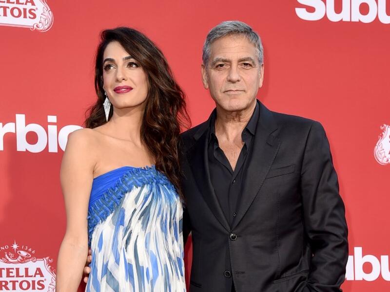 Amal and George Clooney. (KEVIN WINTER / GETTY IMAGES NORTH AMERICA / AFP)