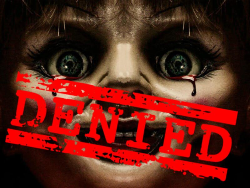 Annabelle reacts to the verdict. (Warner Bros. Pictures)