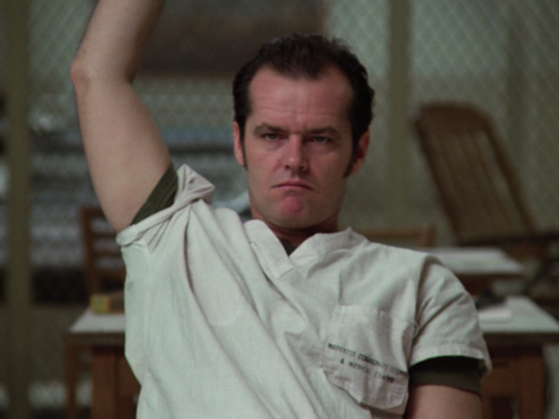 Jack Nicholson in "One Flew Over the Cuckoo's Nest." (United Artists)