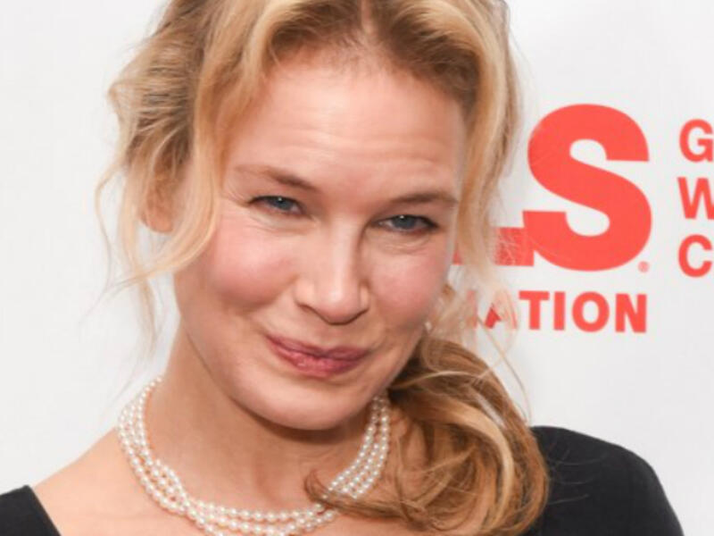 Zellweger had her long blonde locks parted in the middle and down, and was impeccably made up. (source: PRESLEY ANN  GETTY IMAGES NORTH AMERICA  AFP)